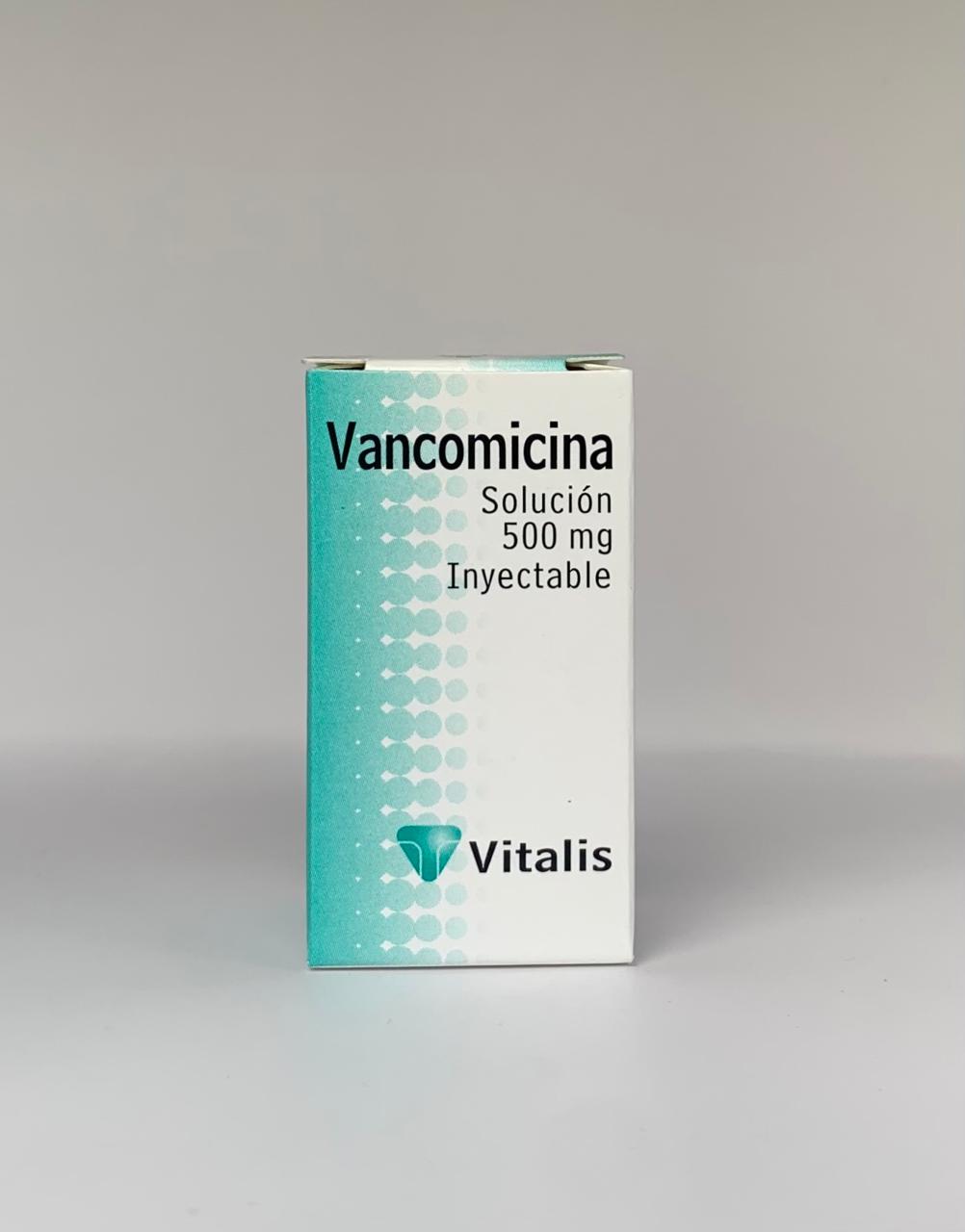 Vancomicina Vitalis Sol Iny C Fco Mg Ml